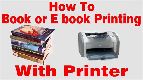 can you print an ebook on your printer?