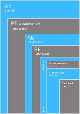 what size paper is a composition notebook